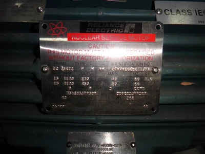 Reliance 15 HP 1170 RPM Motor