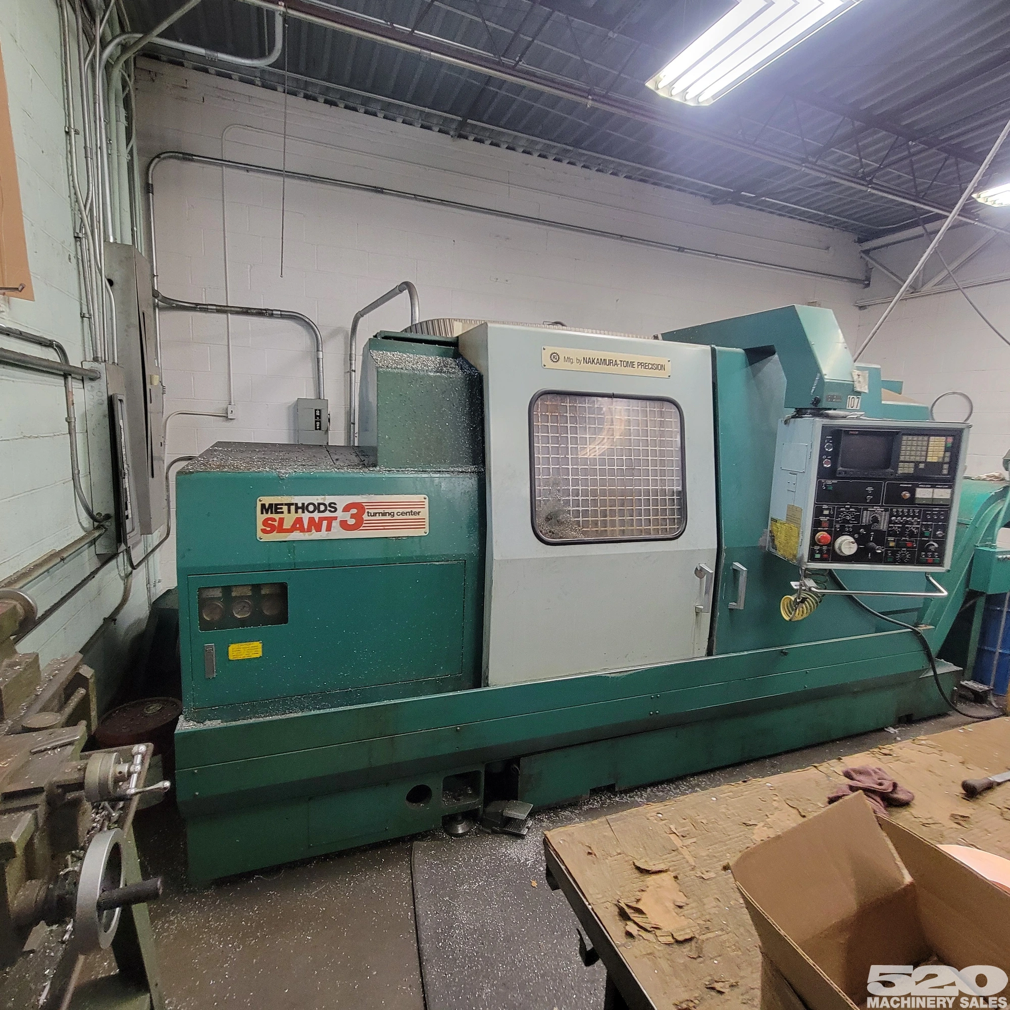 Used NAKAMURA-TOME SLANT 3BSL CNC Lathes. 22861 | 520 Machinery