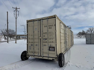 ZXJU0256338 // Sea Container with 2 Extra Wide Side Doors, 40HC, Single Trip
