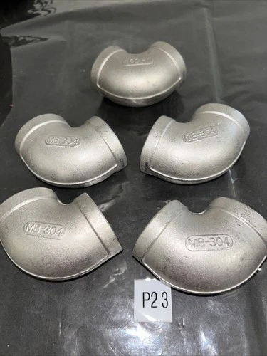MB-304 Stainless ELBOW FITTING 150-1”THREADED SP114 45 DEGREE *Lot Of 5*
