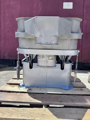 Screen, Vibratory, 24" Square, Single Deck, Dewatering, Stainless Steel, #5991821