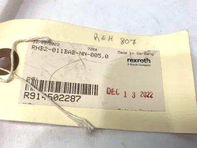 USED BOSCH REXROTH HYBRID SERVO MOTOR CABLE 5M RHB2-011BAB-NN-005,0