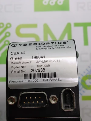 DEK CYBEROPTICS CBA 40 GREEN CAMERA 198041