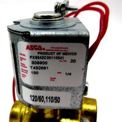 NEW ASCO PX8342C001-10541 SOLENOID VALVE 120/60 110/50 PX8342C00110541