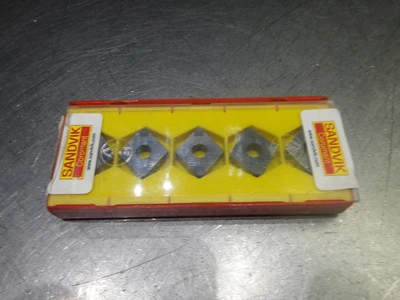 Sandvik CBN Tipped Carbide Inserts QTY5 CNGA434S0330A/CNGA120416S01030A 7025 (LOC891)