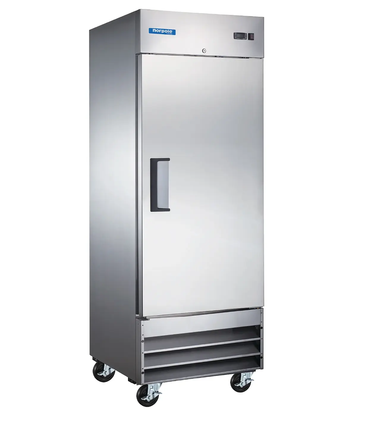 Magic Chef 29 IN. 19 CU. FT. SINGLE DOOR COMMERCIAL REACH-IN REFRIGERATOR IN STAINLESS STEEL