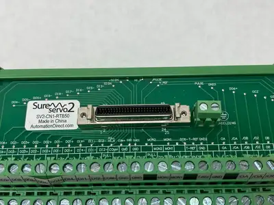 USED AUTOMATION DIRECT SURESERVO2 FEEDTHROUGH MODULE 50-POLE