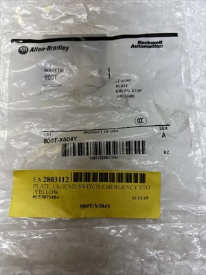 NEW Allen-Bradley 800H-W118 800T-X504Y
