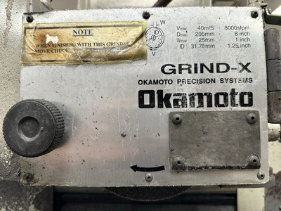 USED 1900 OKAMOTO ACC-8.20ST SURFACE GRINDER