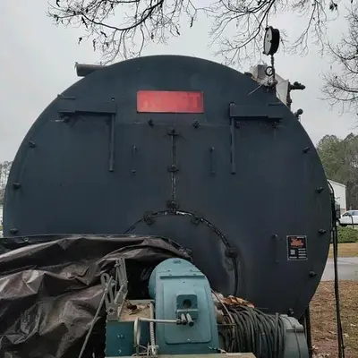 300 HP Hurst 150 PSI Steam Boiler Gas Fired 1995 Model S1500-150-12