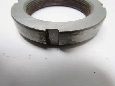 N-10 Locknuts 18 Threads per Inch 2.688" Outside Dia Lot of 3