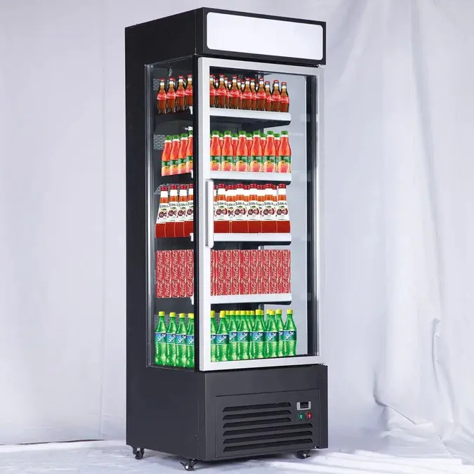 168-0024 AC FGD 28" Single Glass Door Self Contained Cooler