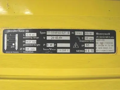 USED HONEYWELL FF-SB14R144-S2F-D