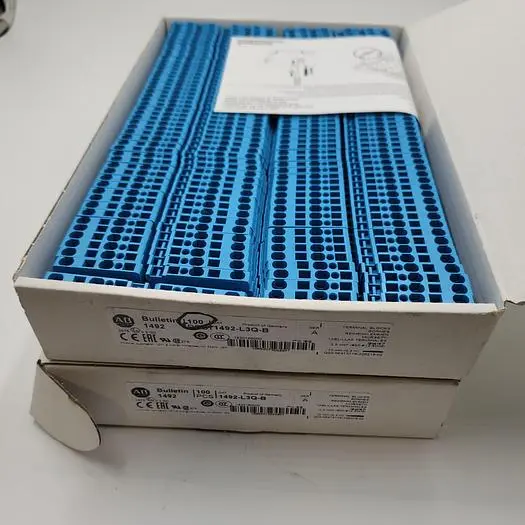 New | in-Stock ALLEN-BRADLEY ALLEN BRADLEY 1492-L3Q-B SER A PANEL TERMINAL BLOCK - 2 NEW FULL BOX (100) Terminal Blocks | ND Industrial Surplus #1226513