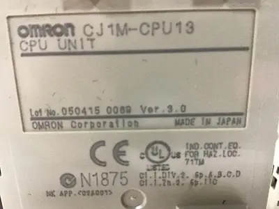 USED OMRON CJ1M CPU13