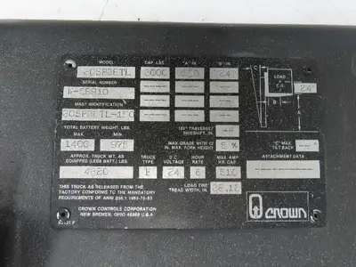 Used CROWN _UNKNOWN_ Forklift Attachments Indiana US | Arrow Industrial #1418010