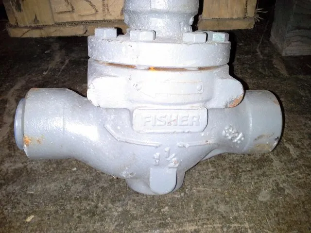 Fisher type ED size 1 1/2" class 250