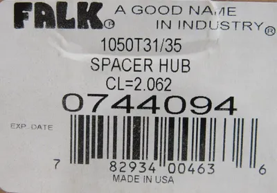 NEW FALK 0711610 SPACER ASSEMBLY 1050T31 0744094 0744094 0775807 1050T10