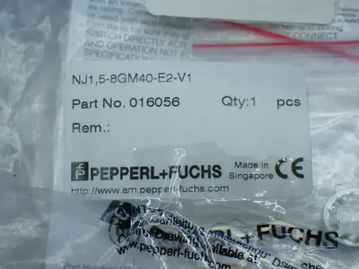 NEW PEPPERL+FUCHS NJ1.58GM40E2V1