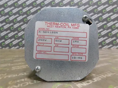 Therm-Coil MFG. A-5041-SSN 13" Immersion Heater 5000W @ 240V 1Ph 2" NPT New