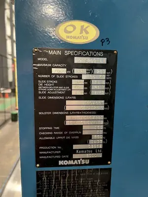 USED KOMATSU OBS 200-61