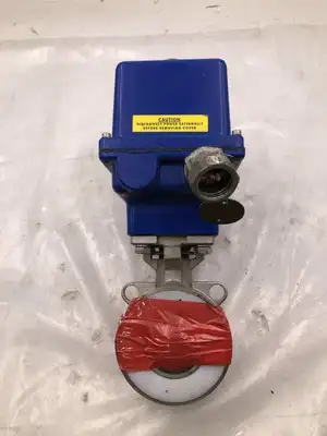 SVF 2″ Stainless Steel Electric Actuated Sanitary Ball Valve 115V 300in/lb