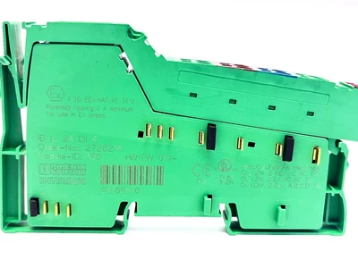 IB IL 24 DI 4 | Phoenix Contact  Inline Terminal 2726214 w/ Connector 2727608 - Used