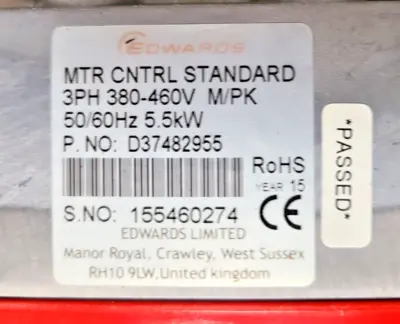 Edwards _UNKNOWN_ Refrigerant Evacuation Pumps | Amiron Machinery (12)