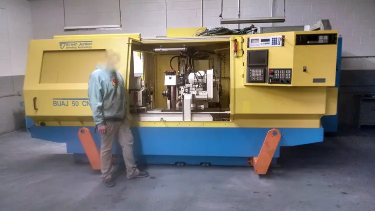 Used 2000 Erwin Junker BUAJ 50 CNC Cylindrical Grinders Including Plain & Angle Head Illinois US | Machine Tool Bids #775703