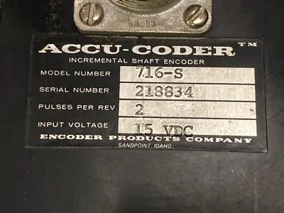 New | in-Stock ACCU-CODER 716-S Motion Controls Ohio US | Surplus Asset Holdings #1242318