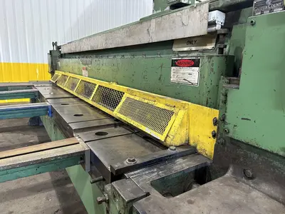 12' X 1/2" WYSONG MODEL #1250 MECHANICAL POWER SQUARING SHEAR: STOCK #19618