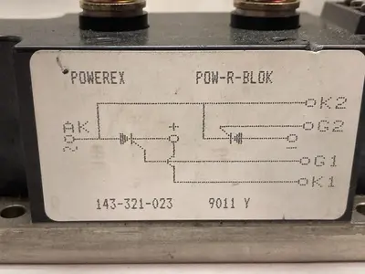 Used POWEREX 143-321-023 Miscellaneous Equipment (Electrical & Power) | Surplus Asset Holdings #1198629