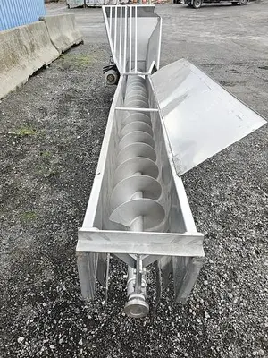 Used Screw Conveyor, 12" Diameter X 156'' Long 🔴 Liquidation Sale – All Offers Considered