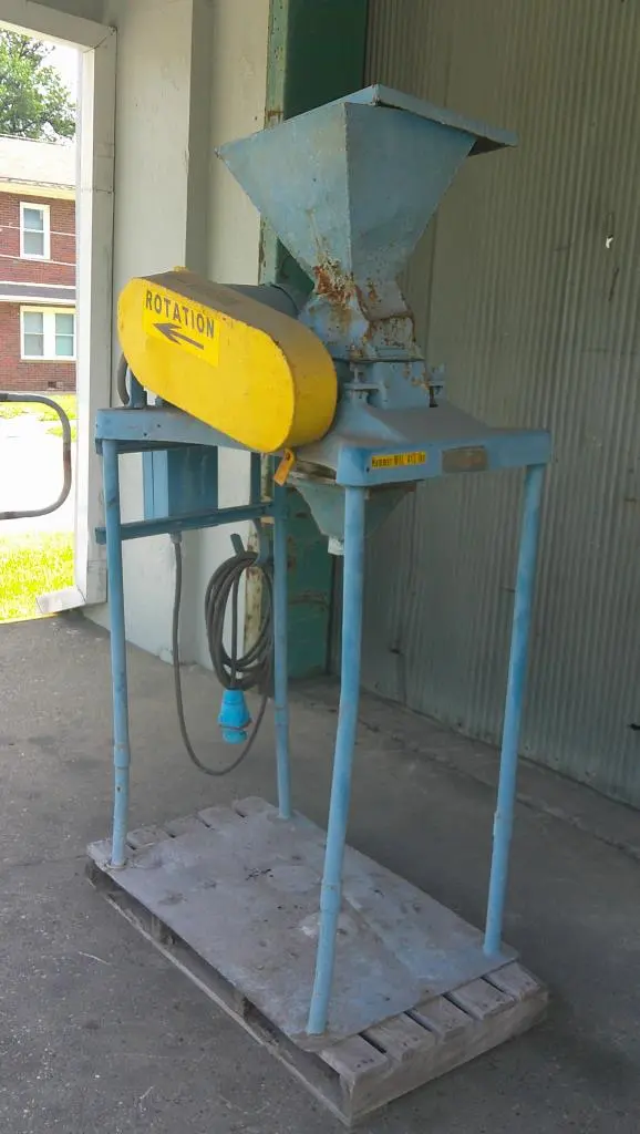SPC8278  Mill Fitzpatrick Fitzmill, Stainless Steel, 2 hp, chute type feed