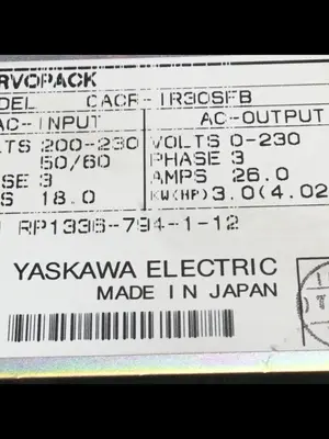 USED YASKAWA CACR-IR30SFB