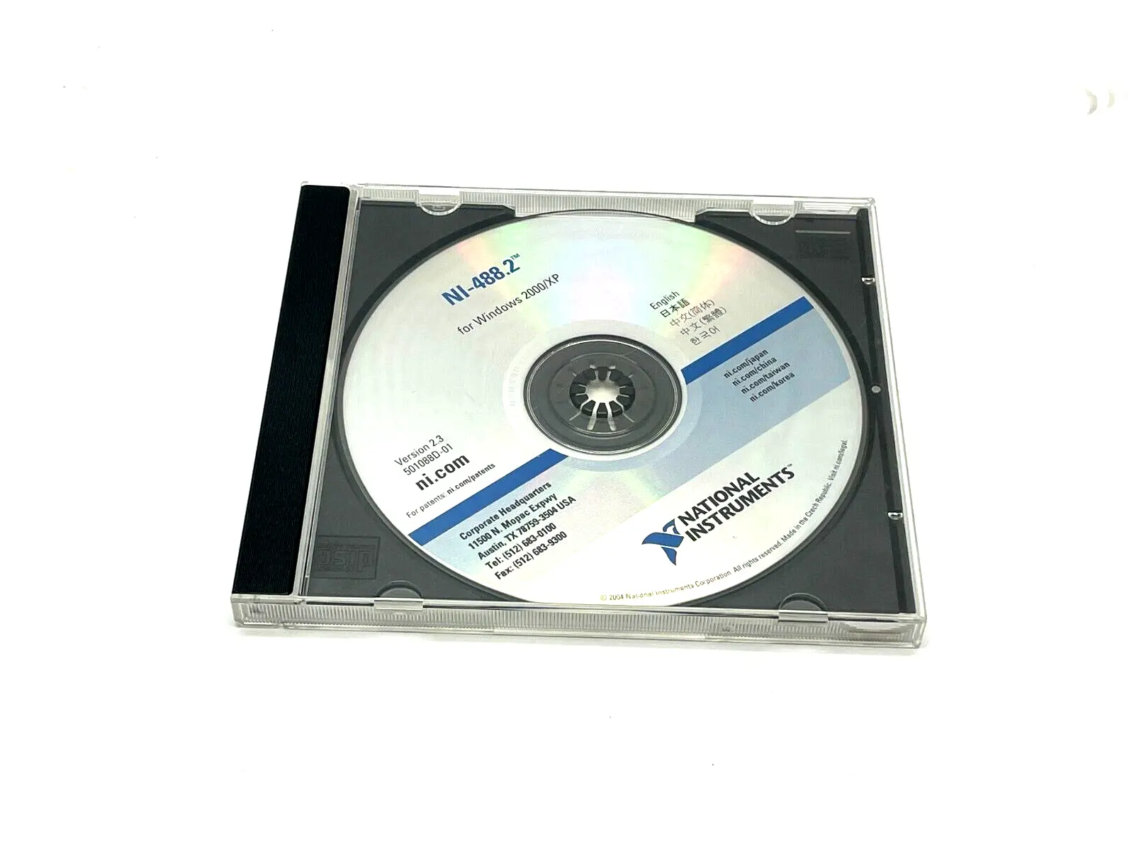 501088D-01 | National Instruments  VER. 2.3 CD Kit NI-488.2 - Like New