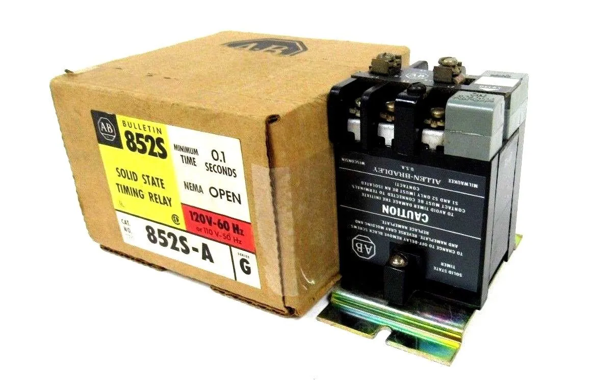 NEW ALLEN BRADLEY 852S-A TIMING RELAY 852SA
