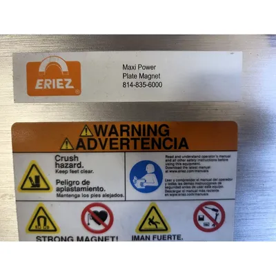 Used ERIEZ MAXIPOWER Magnets West Virginia US | JM Industrial #1547966