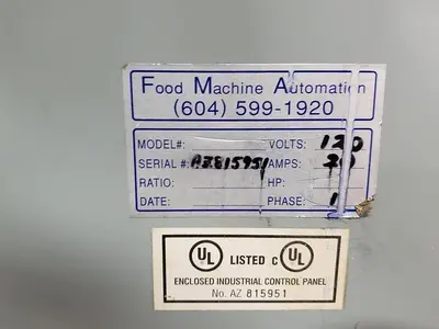 FMA 78"L Flat Belt Conveyor