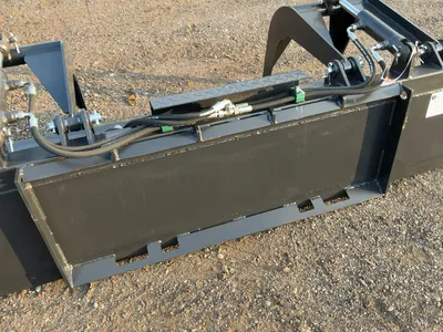New JCT 84” Grapple Bucket Skid Steer Attachment, Universal Quick Attach, two hydraulic grapple arms...