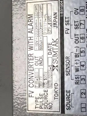 USED SUMTAK CORP FVA-100