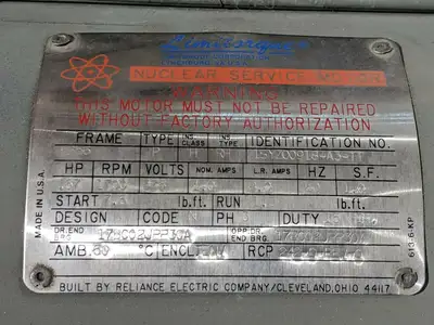 1SYZ00918-A3-TT | Limitorque  Electric Motor .67HP 1700RPM 575V 1A - Used