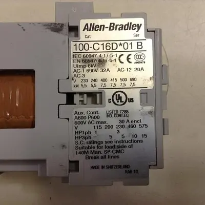 USED ALLEN BRADLEY 100-C16D.01 SER B