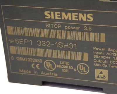 USED SIEMENS 6EP1-332-1SH31 SITOP POWER SUPPLY 6EP13321SH31