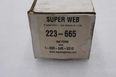 NEW SUPERWEB INK FORM 09840 DISTRIBUTOR ROLLER 223-665 STOCK W-39