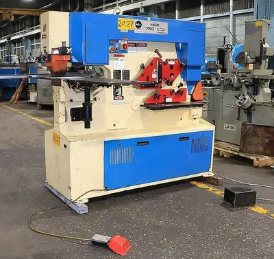 MUBEA MODEL HIW750/510 HYDRAULIC IRONWORKER