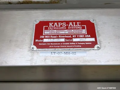 Used KAPSALL FA-R-18E Overflow Pressure Gravity Liquid Fillers Illinois US | Aaron Equipment #1303760