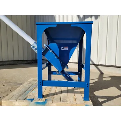 New Carolina Conveying 3" Dia x 10' Long Flexible Screw Conveyor, Mild Steel