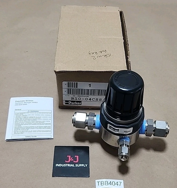 New | in-Stock Parker R10-04CSS/M3 Air Pressure Regulators | J&J Industrial Supply #526243