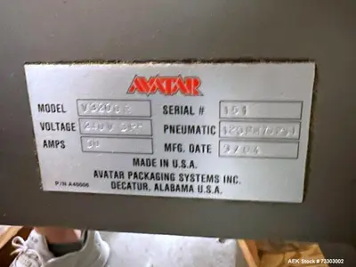 USED ALL FILL AVATAR V3200